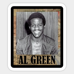 Al Green // Vintage Frame Sticker